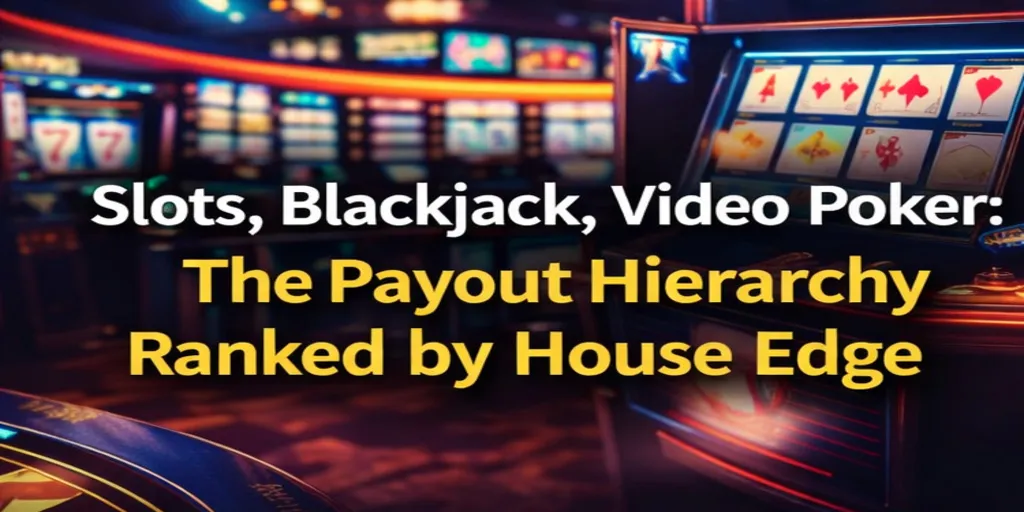 Slots, Blackjack, Video Poker: The Payout Hierarchy Ranked by House Edge