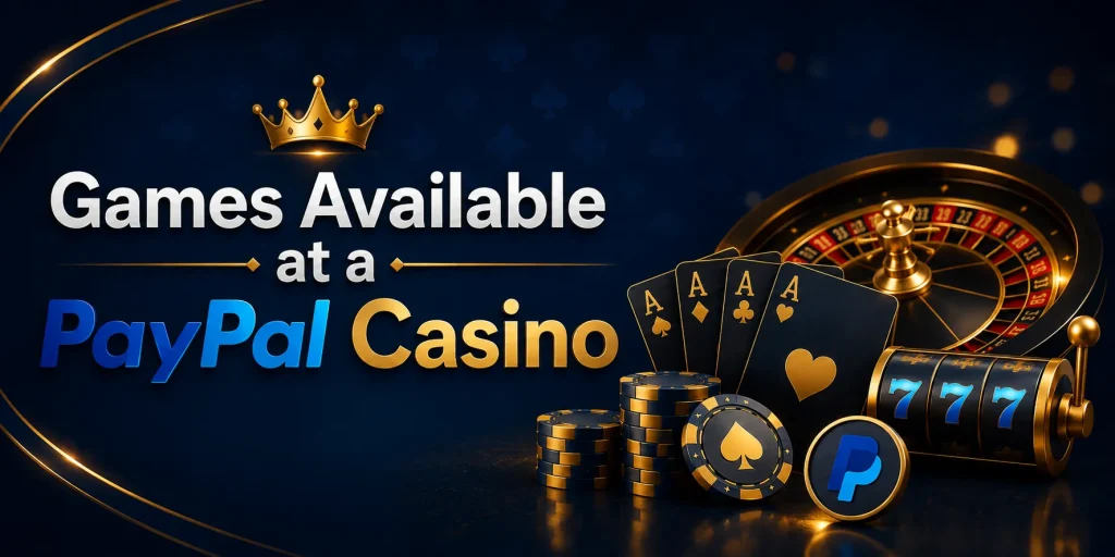 Games Available at a PayPal Casino