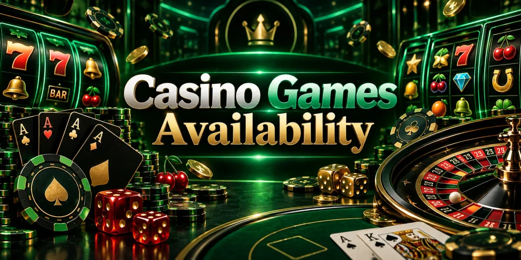 Casino Games Availability
