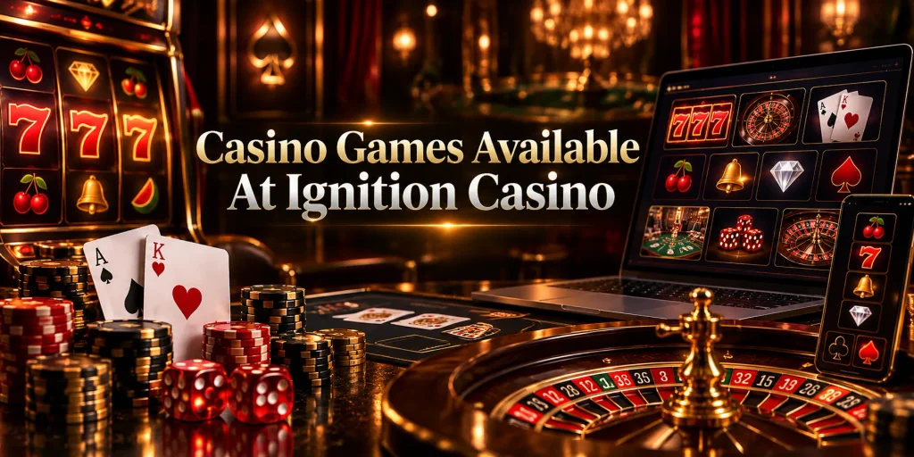 Casino Games Available At Ignition Casino