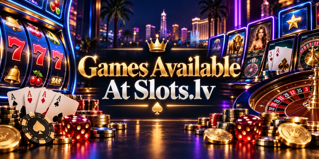 Games Available At Slots.lv
