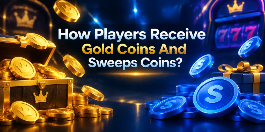 How Players Receive Gold Coins And Sweeps Coins?