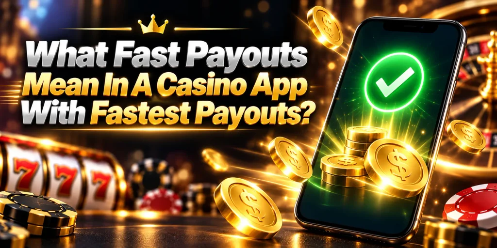 What Fast Payouts Mean In A Casino App With Fastest Payouts