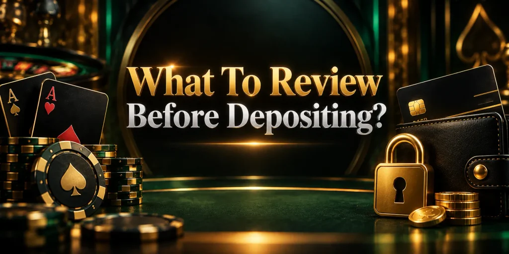 What To Review Before Depositing?